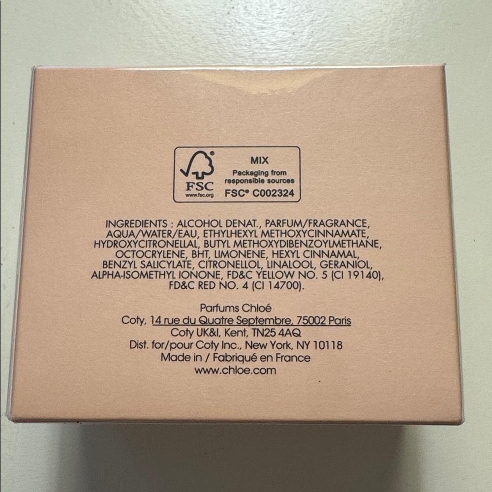 New, unopened Chloe fragrance - Picture 2 of 2